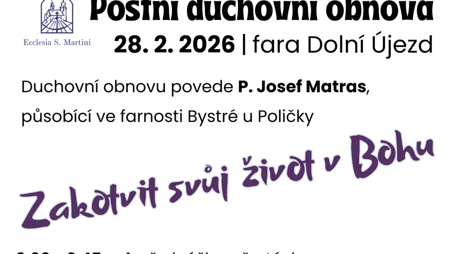 Postní duchovní obnova